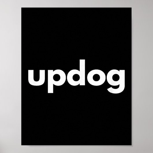 The Incognito Store _ Updog Dog Lover Funny - Blac Poster (Vorne)