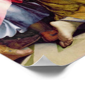 The Incredulity of St. Thomas, c.1547 Poster (Ecke)