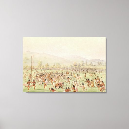 The Indian Ball Game, c.1832 Leinwanddruck (Vorderseite)