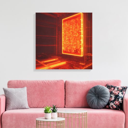 The Inferno Datacore Leinwanddruck (Insitu (Wohnzimmer))