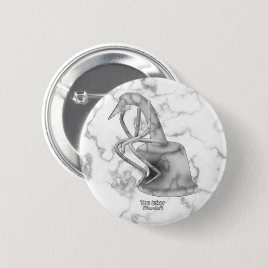 The Inker ("Pen-sive") - Button (Vorne & Hinten)