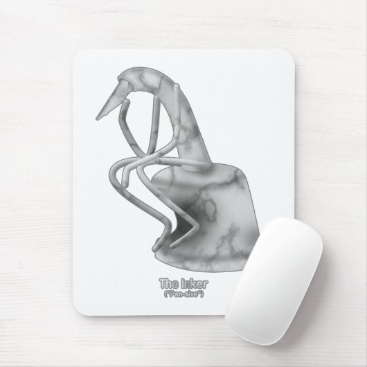 The Inker ("Pen-sive") - Mousepad (Mit Mouse)