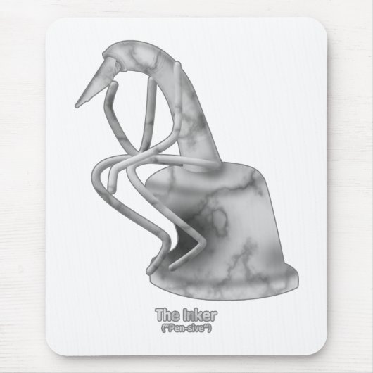 The Inker ("Pen-sive") - Mousepad (Vorne)