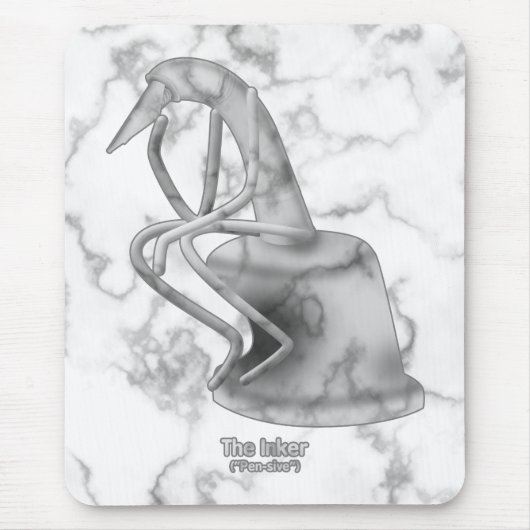 The Inker ("Pen-sive") - Mousepad (Vorne)