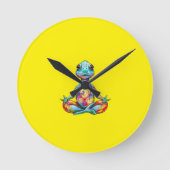 The Inner Sun Runde Wanduhr (Vorderseite)