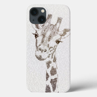 The Intelleal Giraffe - Typography Art Case-Mate iPhone Hülle