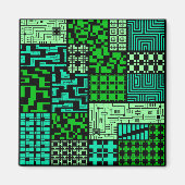 "The Intelligence" Square Magnet (Vorne)