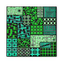 "The Intelligence" Square Magnet