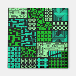 "The Intelligence" Square Magnet