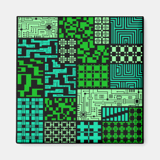 "The Intelligence" Square Magnet