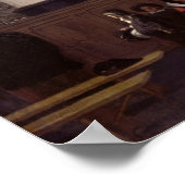 The Interior of Oude Kerk, Amsterdam, c.1660 Poster (Ecke)