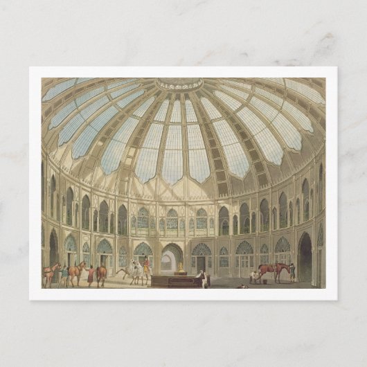 The Interior of the Stability, from 'Views of The  Postkarte (Vorderseite)