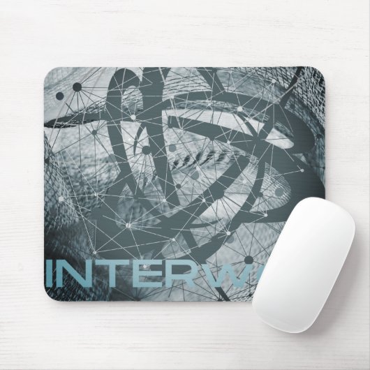 The INTERweb - a congregation of knoten Mousepad (Mit Mouse)
