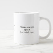 The Introvert's Code: Quiet Community Jumbo-Tasse (Rechts)