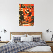 The Intruder - Western Cowboy Comedy Theatrie Leinwanddruck (Insitu (Schlafzimmer))