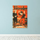 The Intruder - Western Cowboy Comedy Theatrie Leinwanddruck (Insitu (Holzboden))
