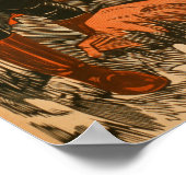 The Intruder - Western Cowboy Comedy Theatrie Poster (Ecke)