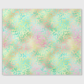 The Iridescent Leopard Series Design 2 Geschenkpapier (Flach)