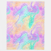 The Iridescent Leopard Series Design 3 Fleecedecke (Vorderseite)