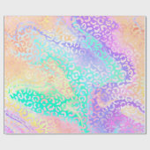 The Iridescent Leopard Series Design 3 Geschenkpapier (Flach)