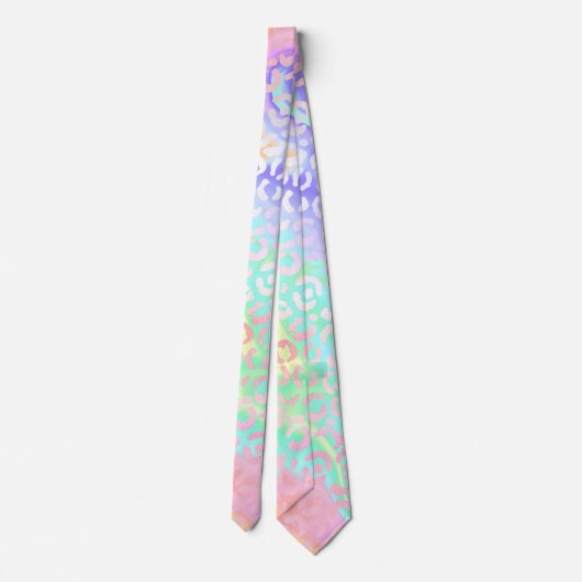 The Iridescent Leopard Series Design 3 Krawatte (Rückseite)