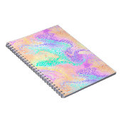 The Iridescent Leopard Series Design 3 Notizblock (Rechte Seite)