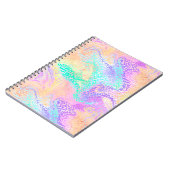 The Iridescent Leopard Series Design 3 Notizblock (Linke Seite)