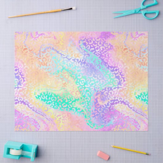 The Iridescent Leopard Series Design 3 Seidenpapier (Basteln)