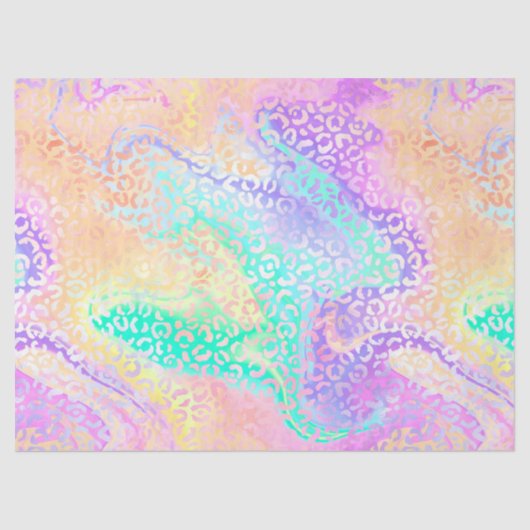 The Iridescent Leopard Series Design 3 Seidenpapier (Vorderseite)