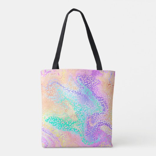 The Iridescent Leopard Series Design 3 Tasche (Rückseite)