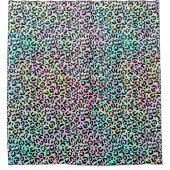 The Iridescent Leopard Series Design 5 Duschvorhang (Vorderseite)