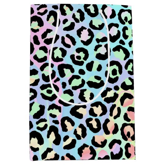 The Iridescent Leopard Series Design 5 Mittlere Geschenktüte (Vorderseite)