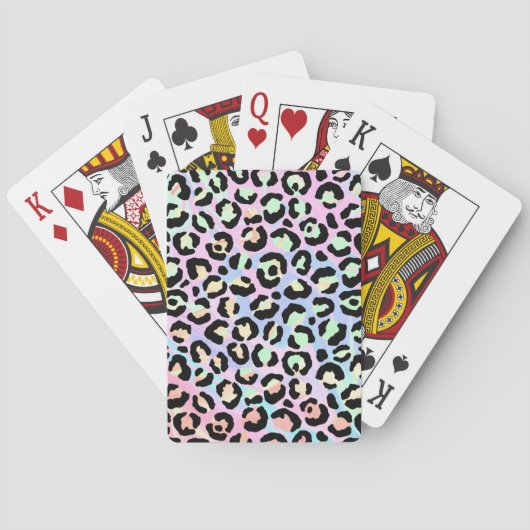 The Iridescent Leopard Series Design 5 Spielkarten (Rückseite)