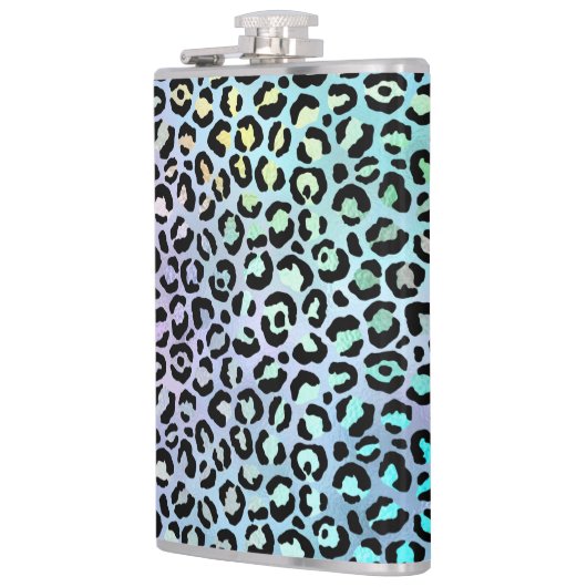 The Iridescent Leopard Series Design 8 Flachmann (Links)
