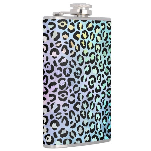 The Iridescent Leopard Series Design 8 Flachmann (Rechts)