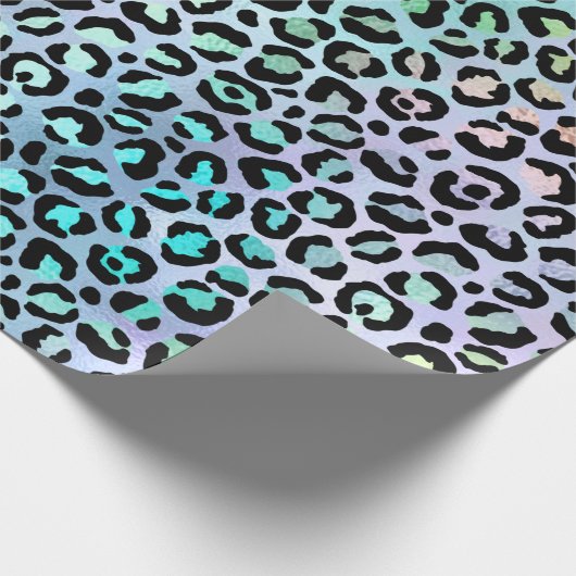 The Iridescent Leopard Series Design 8 Geschenkpapier (Ecke)