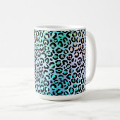 The Iridescent Leopard Series Design 8 Kaffeetasse (VorderseiteRechts)