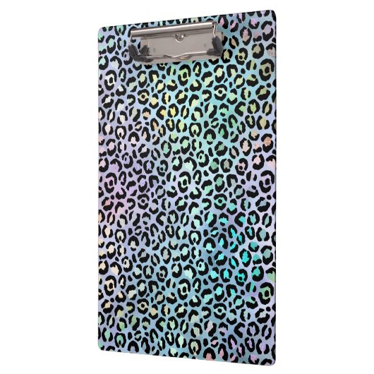 The Iridescent Leopard Series Design 8 Klemmbrett (Links)
