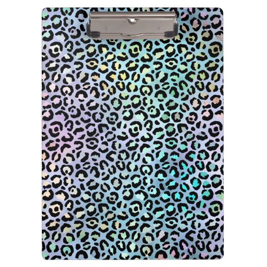 The Iridescent Leopard Series Design 8 Klemmbrett (Vorderseite)