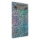 The Iridescent Leopard Series Design 8 Mini Klemmbrett (Schrägansicht)