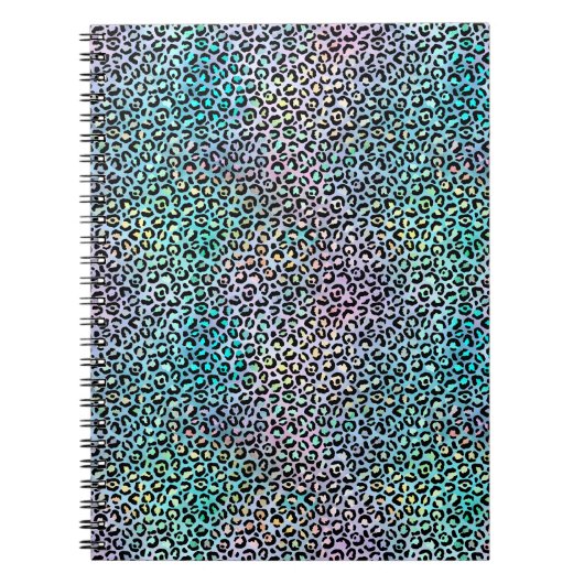 The Iridescent Leopard Series Design 8 Notizblock (Vorderseite)