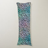 The Iridescent Leopard Series Design 8 Seitenschläferkissen (Vorderseite Vertikal)