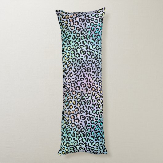 The Iridescent Leopard Series Design 8 Seitenschläferkissen (Rückseite (Vertikal))