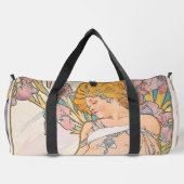 The Iris (1897) von Alphonse Mucha Duffle Bag (Rückseite)