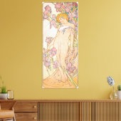The Iris (1897) von Alphonse Mucha Leinwanddruck (Insitu (Wohnzimmer))