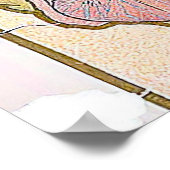 The Iris (1897) von Alphonse Mucha Poster (Ecke)