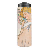 The Iris (1897) von Alphonse Mucha Thermosbecher (Vorderseite)