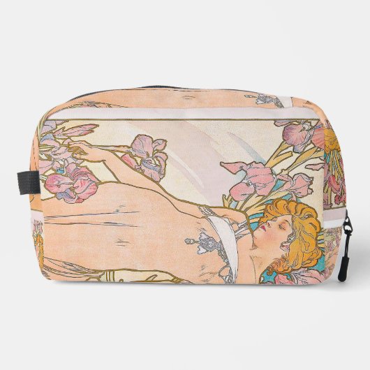 The Iris (1897) von Alphonse Mucha Waschbeutel (Vorderseite)