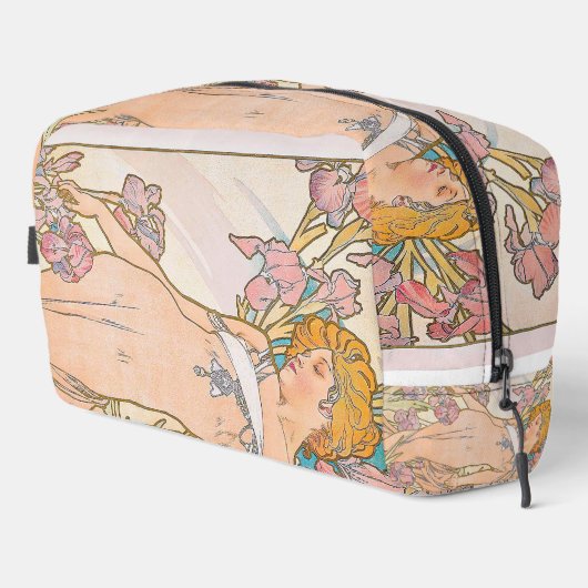 The Iris (1897) von Alphonse Mucha Waschbeutel (Rechte Ecke)