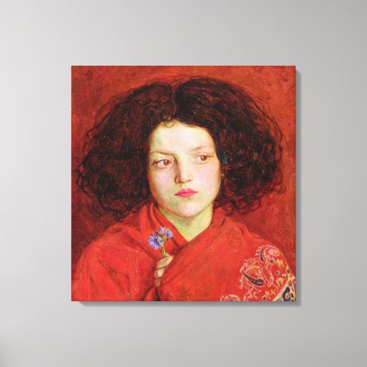 The Irish Girl, 1860 Leinwanddruck (Vorderseite)